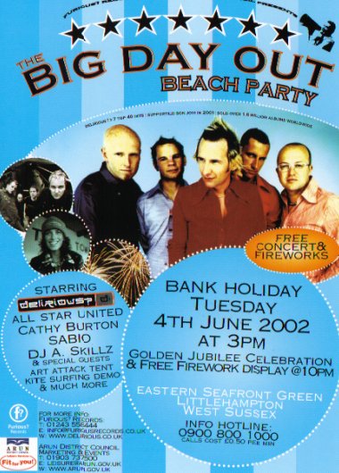 Big Day Out Flyer