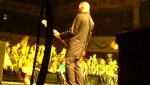 Jon looks out across the Shepherds Bush crowd