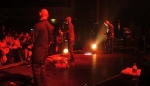 Jon, Martin and Stu on stage
