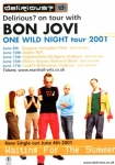 Bon Jovi Tour Flyer