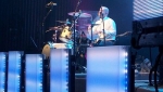 Paul busy drumming