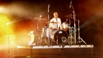 Paul on his drum riser
