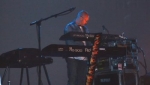 Tim checking his keyboards