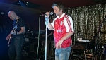 Martin wearing the shirt of local football team Bayern Munich